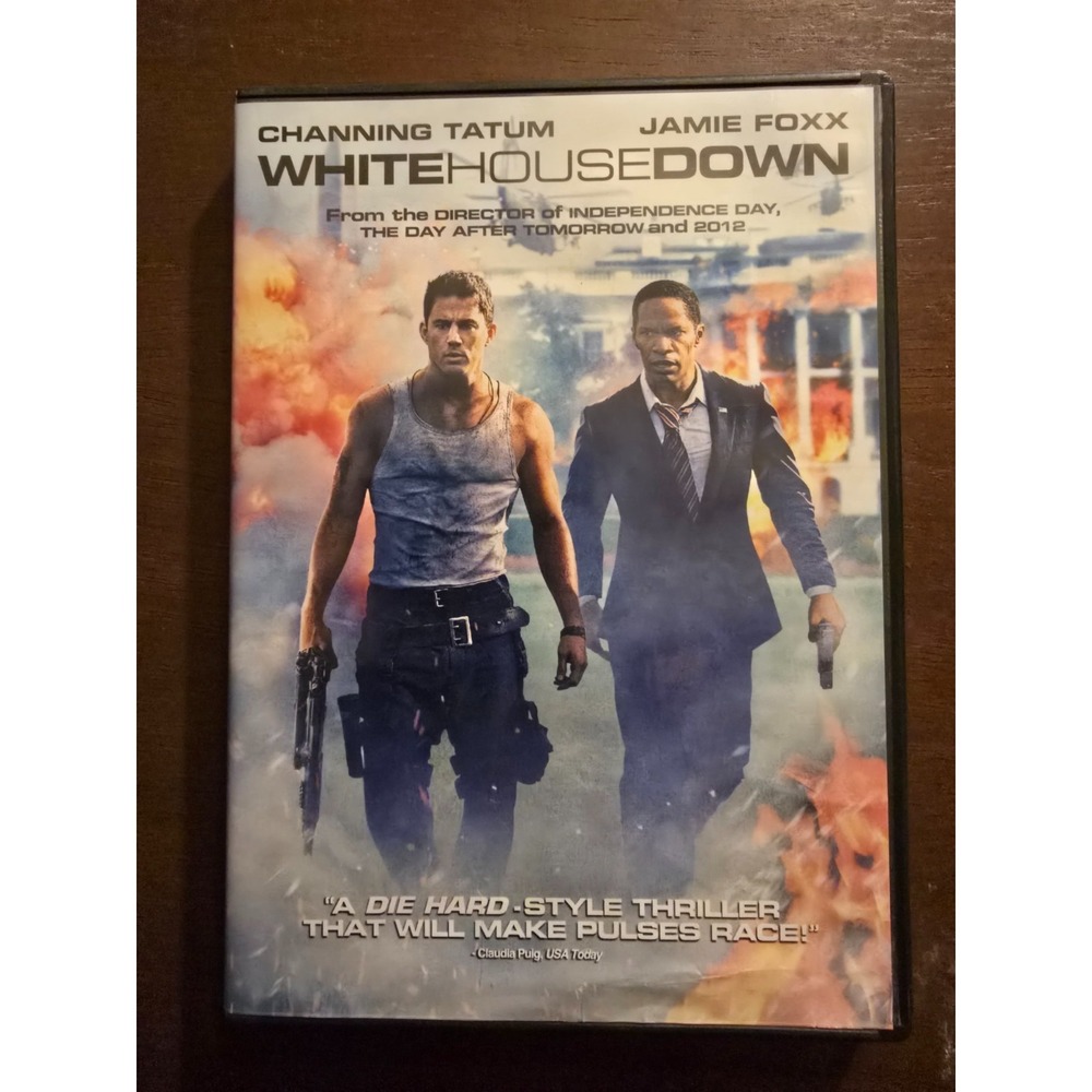 White House Down (DVD, 2013), Tatum, Foxx, Widescreen, Excellent‎ Condition